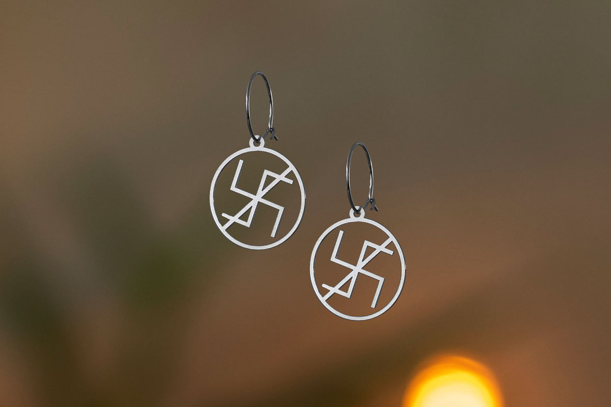 Anti-fascist Earrings | FCK NZS | Antifa | Gold and Silver | Different Shapes & Closures | From Germany | Jewellery