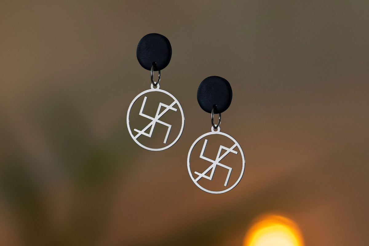 Anti-fascist Earrings | FCK NZS | Antifa | Gold and Silver | Different Shapes & Closures | From Germany | Jewellery
