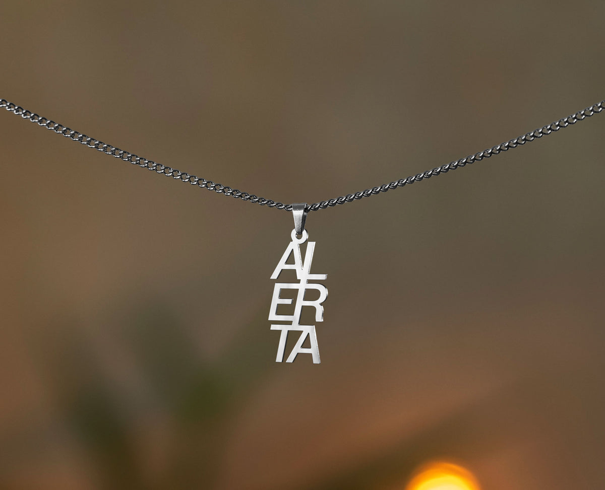 Alerta Halskette | Gold und Silber | Schmuck | 161 | Protest | Antifa