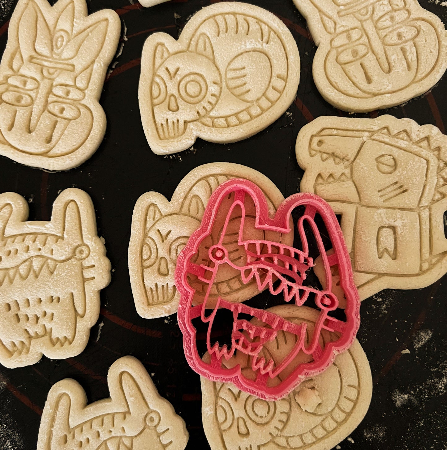 MUAH! Monster Keksausstecher - Kollaboration - Dino - Katze- Totem - Hase - muahstuff