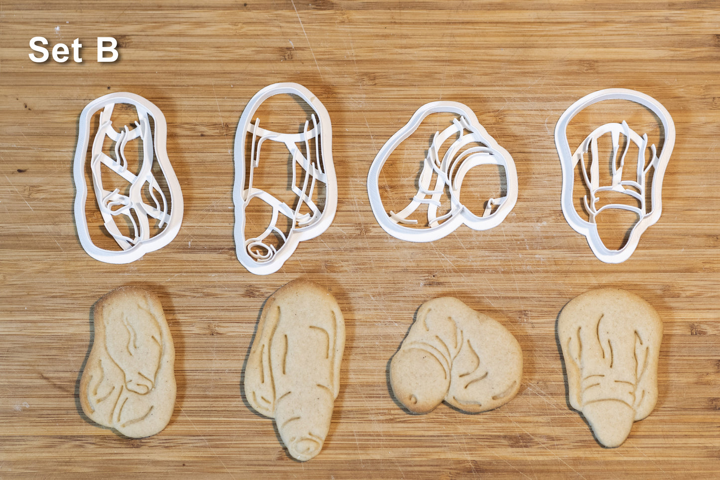 Penis Shaped Cookie Cutters from Germany - 8 Shapes - Biscuit Mold - Fondant Dough - Body Positivity Cookies - Europe - 3D Printed Cutters
