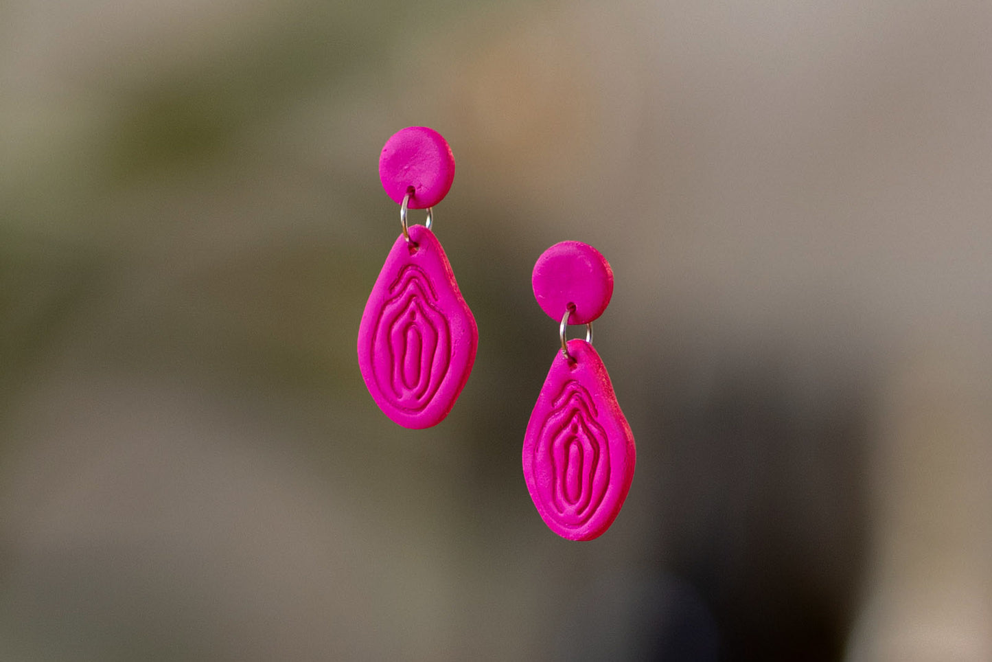 Vulva Earrings | NEON EDITION | Set | Unique | Multiple Variants | Polymer Clay | Handmade | From Europe
