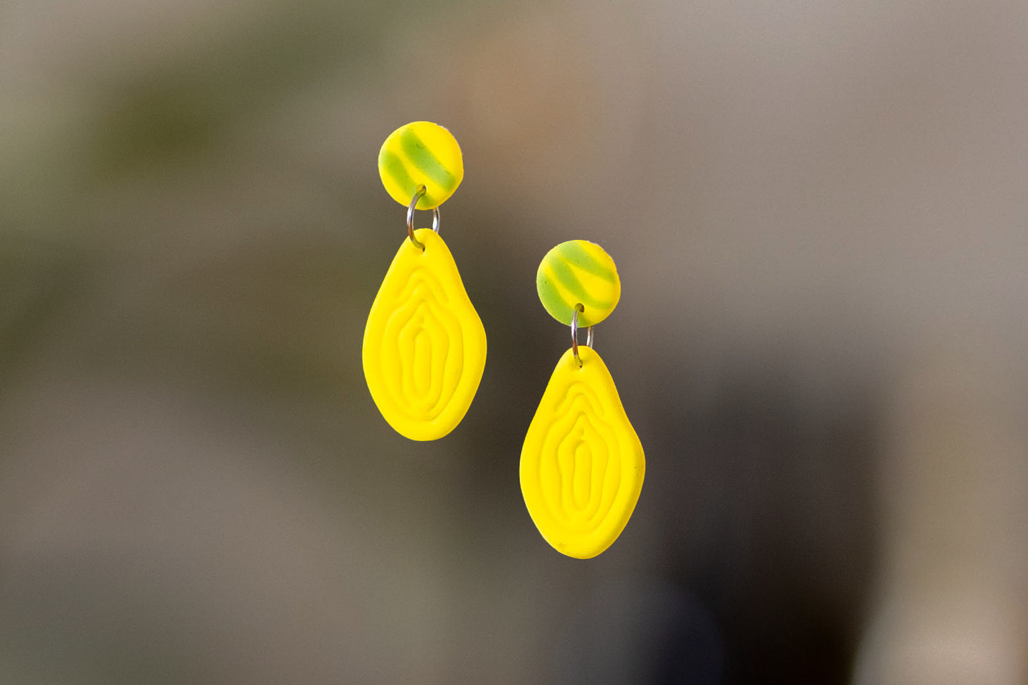 Vulva Earrings | NEON EDITION | Set | Unique | Multiple Variants | Polymer Clay | Handmade | From Europe