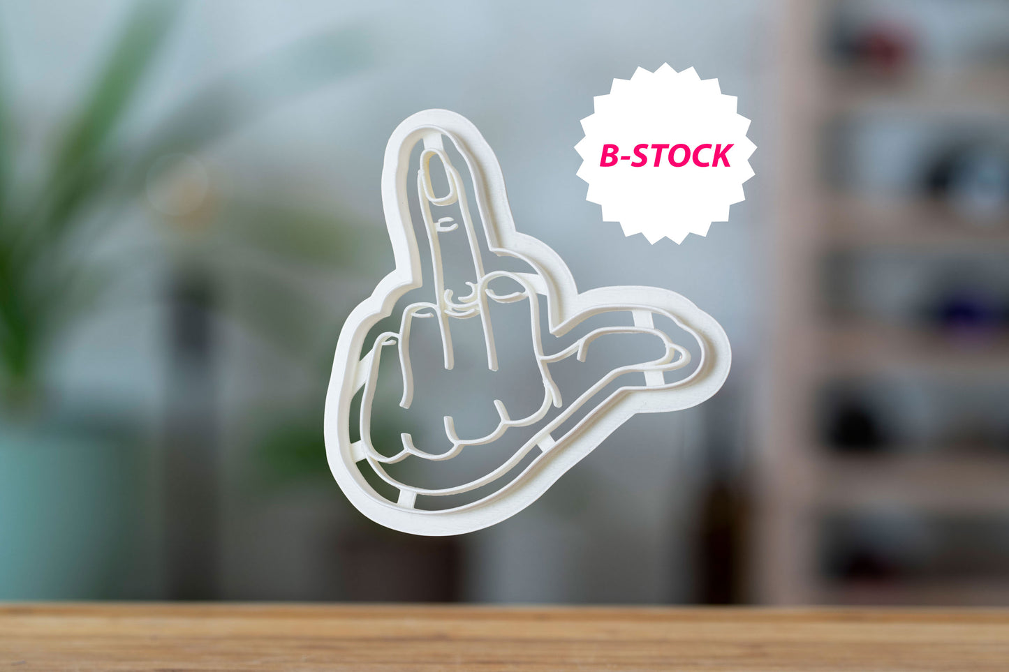 Middle Finger Cookie Cutter - Biscuit Mold - Fondant Dough - Feminist Riot - FLINTA* Rage - Punk - Fight - Protest - Europe - 3D Printed Cutter
