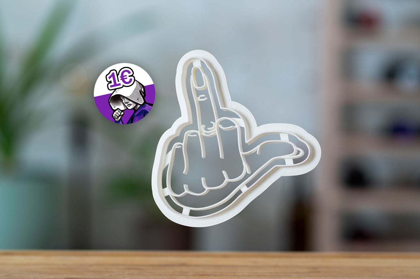 Feminist Riot Keksausstecher - Benefizversion - 1€ an HandmaidsRiot - FLINTA* - Trans Faust - Feministische Faust - Mittelfinger - Riot - 3D Druck