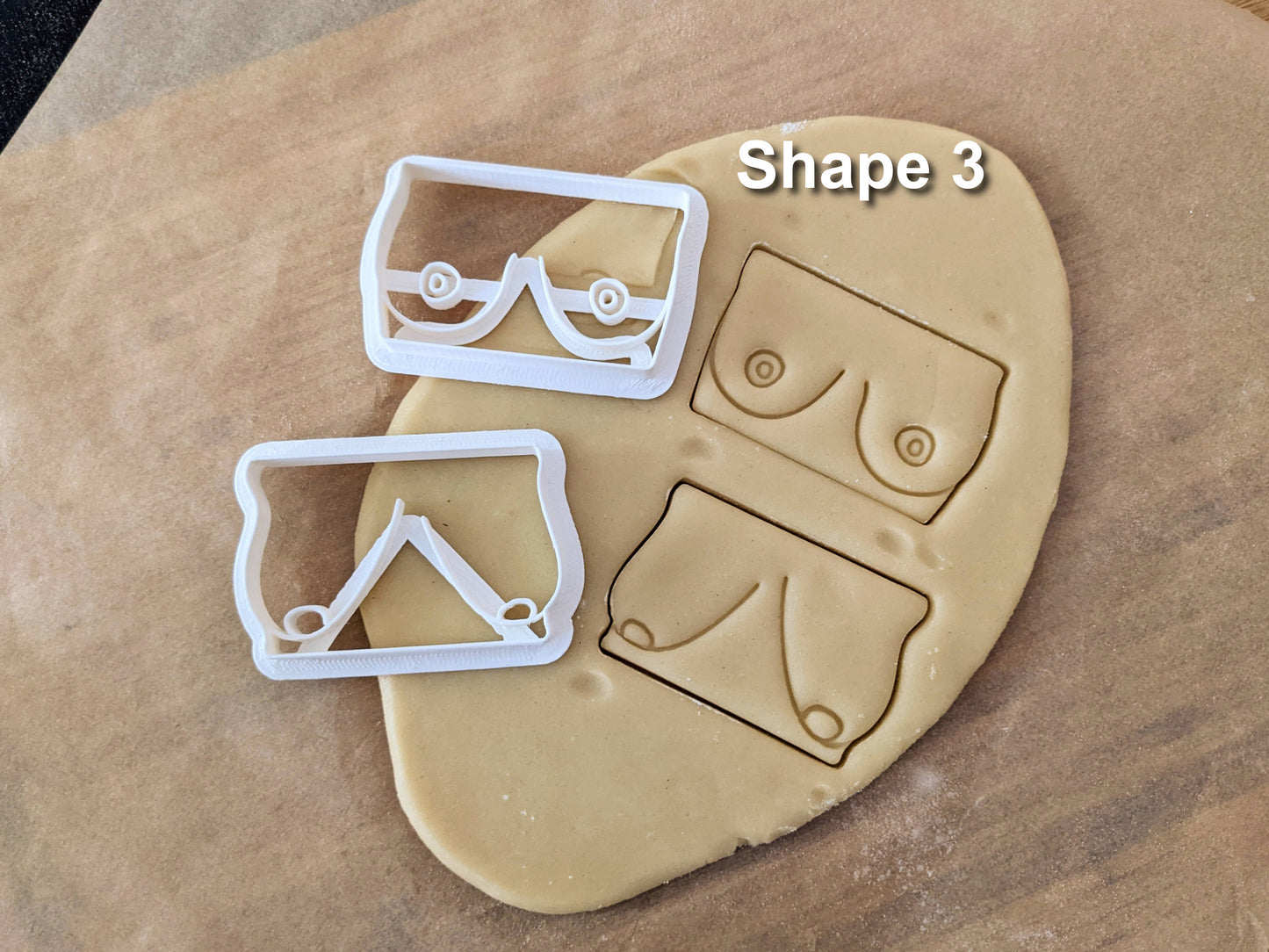 Breast Shaped Cookie Cutters from Germany - 8 Shapes - Biscuit Mold - Fondant Dough - Feminist Cookies - Europe - 3D Printed Cutters