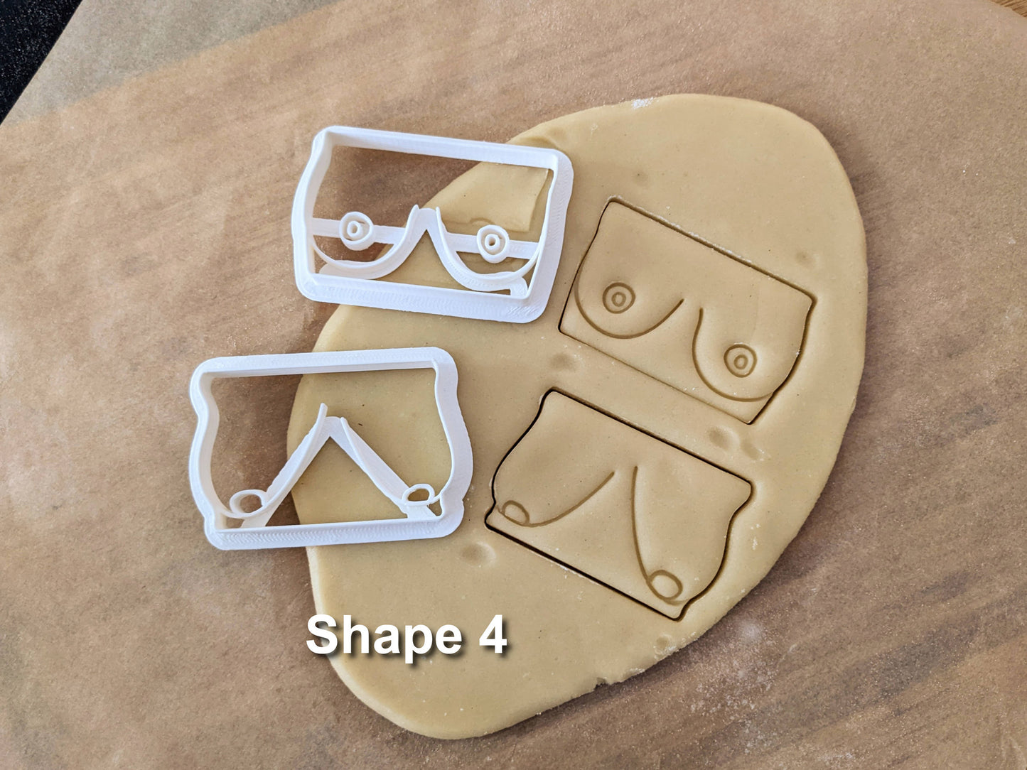 Breast Shaped Cookie Cutters from Germany - 8 Shapes - Biscuit Mold - Fondant Dough - Feminist Cookies - Europe - 3D Printed Cutters