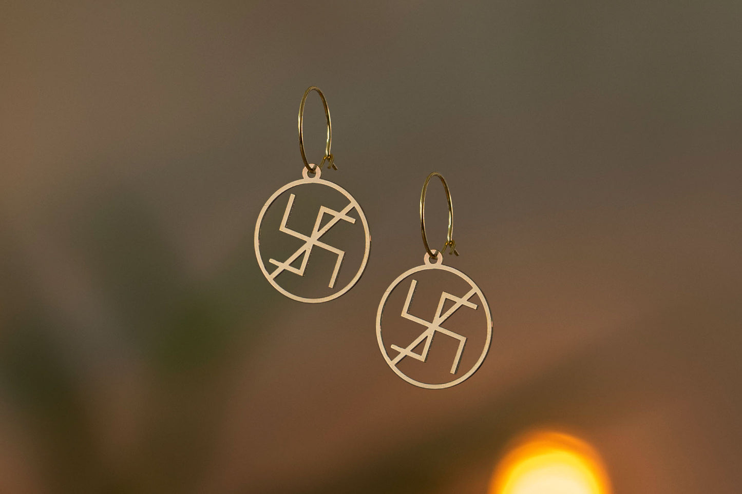 Anti-fascist Earrings | FCK NZS | Antifa | Gold and Silver | Different Shapes & Closures | From Germany | Jewellery