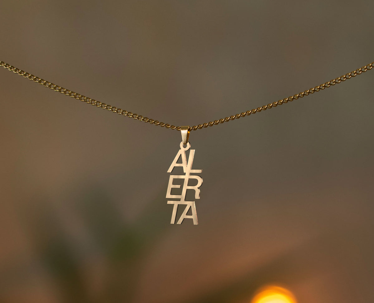 Alerta Halskette | Gold und Silber | Schmuck | 161 | Protest | Antifa