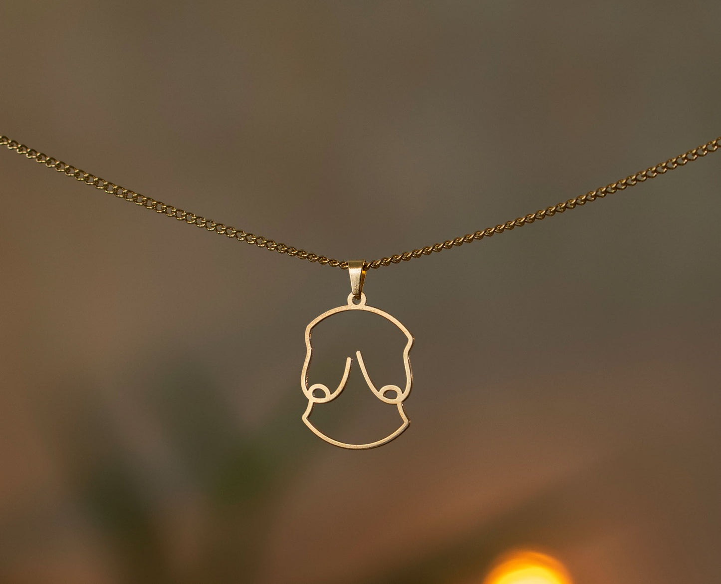 Breast Design Necklace | Gold and Silver | Different Shapes & Closures | From Germany | Feminist Jewellery