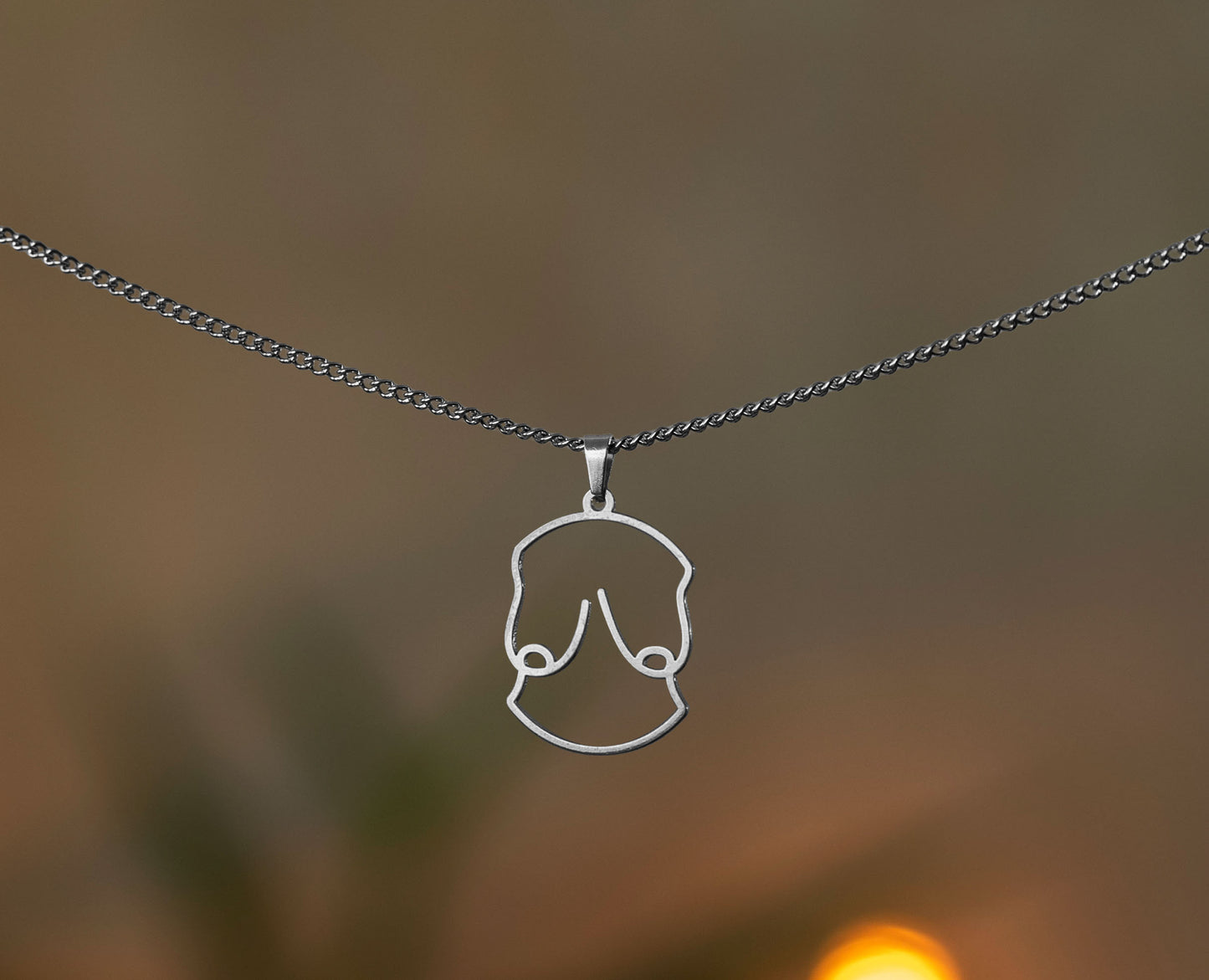 Breast Design Necklace | Gold and Silver | Different Shapes & Closures | From Germany | Feminist Jewellery