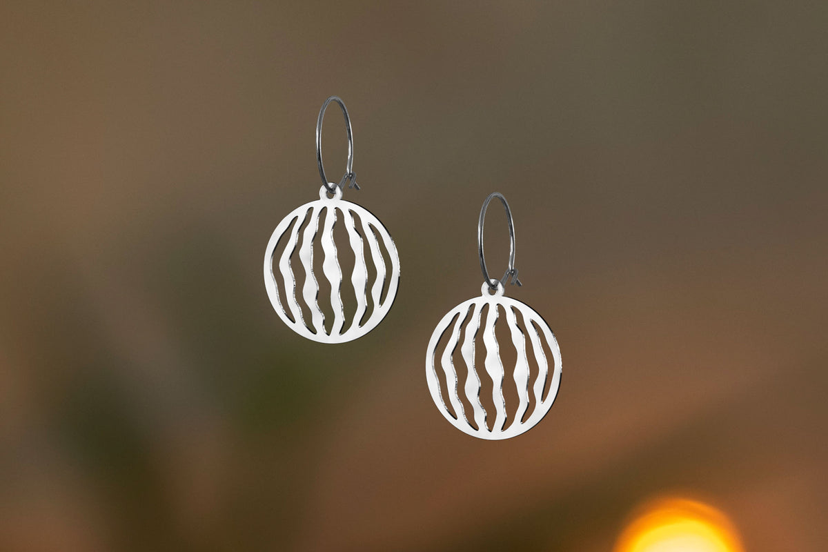 Wassermelone Ohrringe | Gold und Silber | Schmuck | Antifa | FREE PLSTN