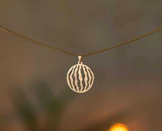 Wassermelone Halskette | Gold und Silber | Schmuck | Antifa | FREE PLSTN