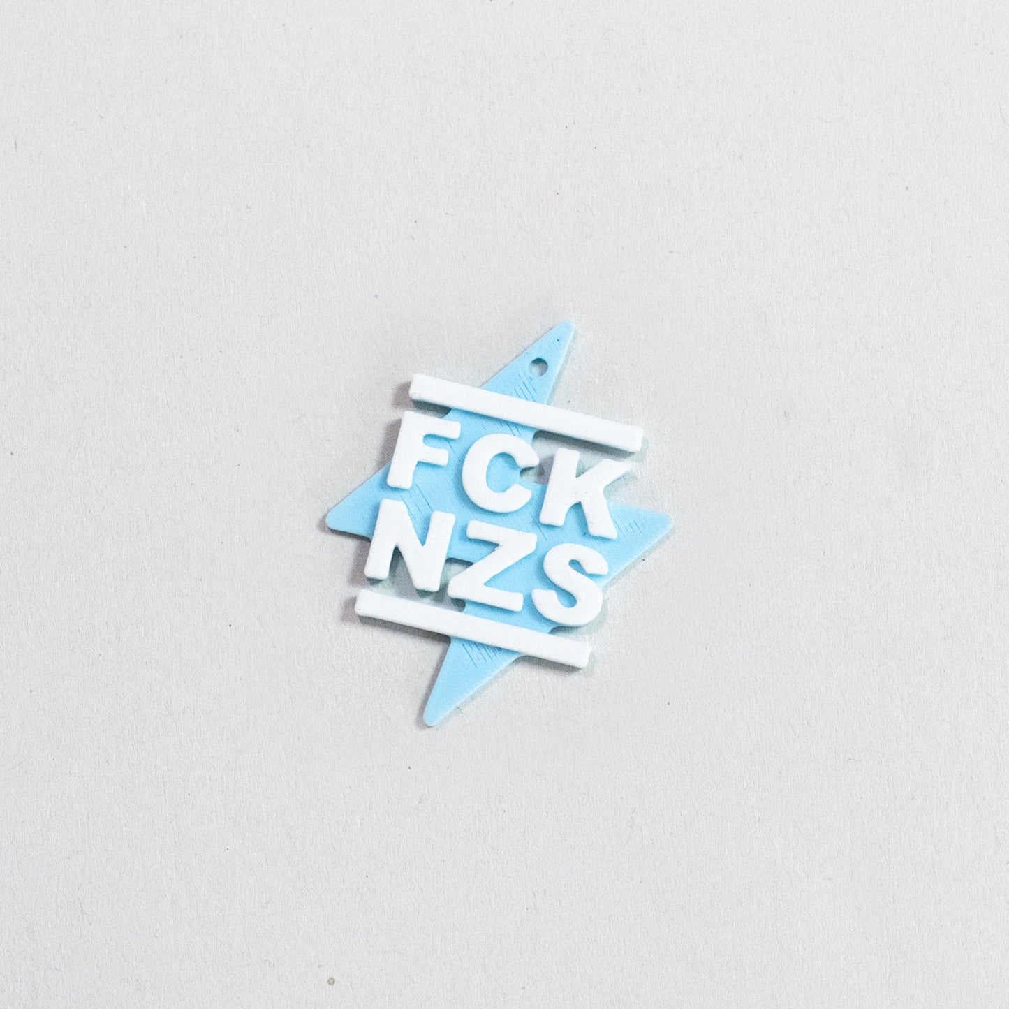 FCK NZS Earrings Mix 'n' Match | Flash | Anti-fascist | FCK AFD | Antifa | Different Colors | 3D printed | From Germany | Jewellery | 161 Antifa