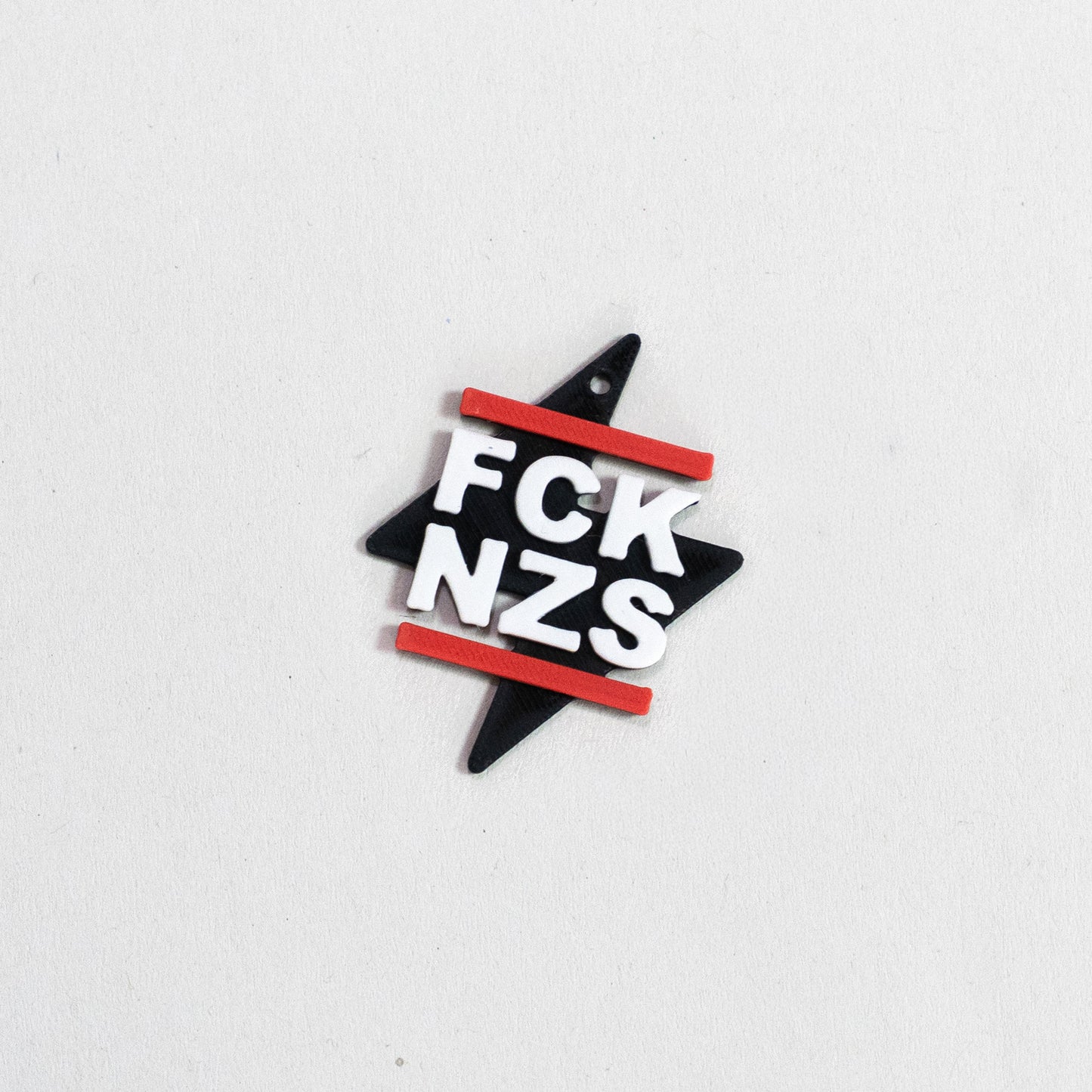 FCK NZS Earrings Mix 'n' Match | Flash | Anti-fascist | FCK AFD | Antifa | Different Colors | 3D printed | From Germany | Jewellery | 161 Antifa