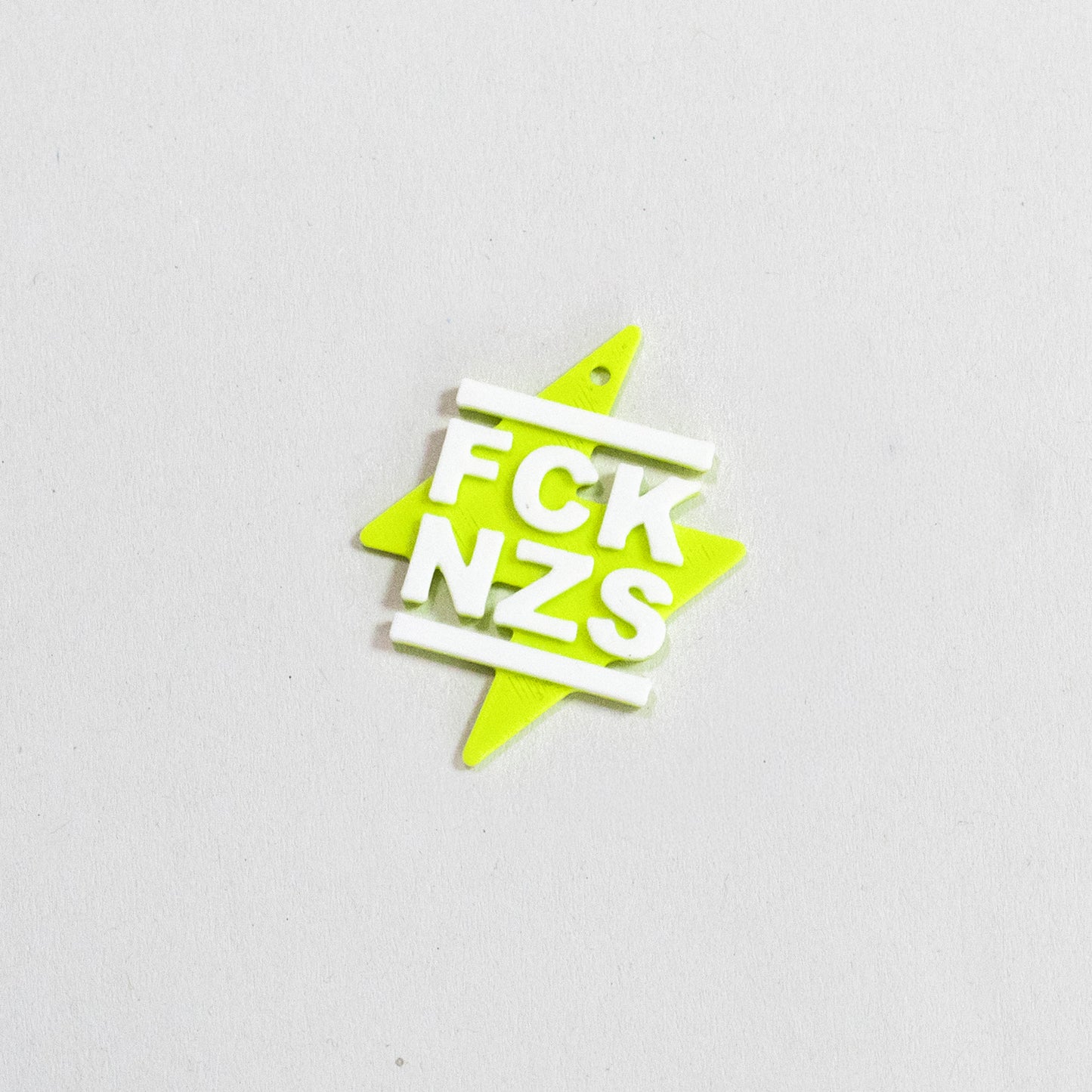 FCK NZS Earrings Mix 'n' Match | Flash | Anti-fascist | FCK AFD | Antifa | Different Colors | 3D printed | From Germany | Jewellery | 161 Antifa