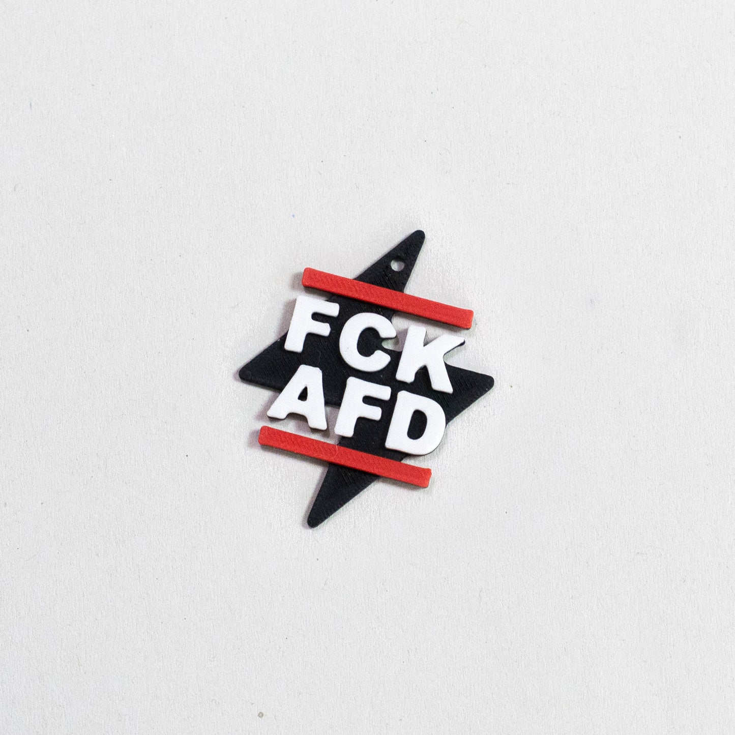 FCK NZS Earrings Mix 'n' Match | Flash | Anti-fascist | FCK AFD | Antifa | Different Colors | 3D printed | From Germany | Jewellery | 161 Antifa