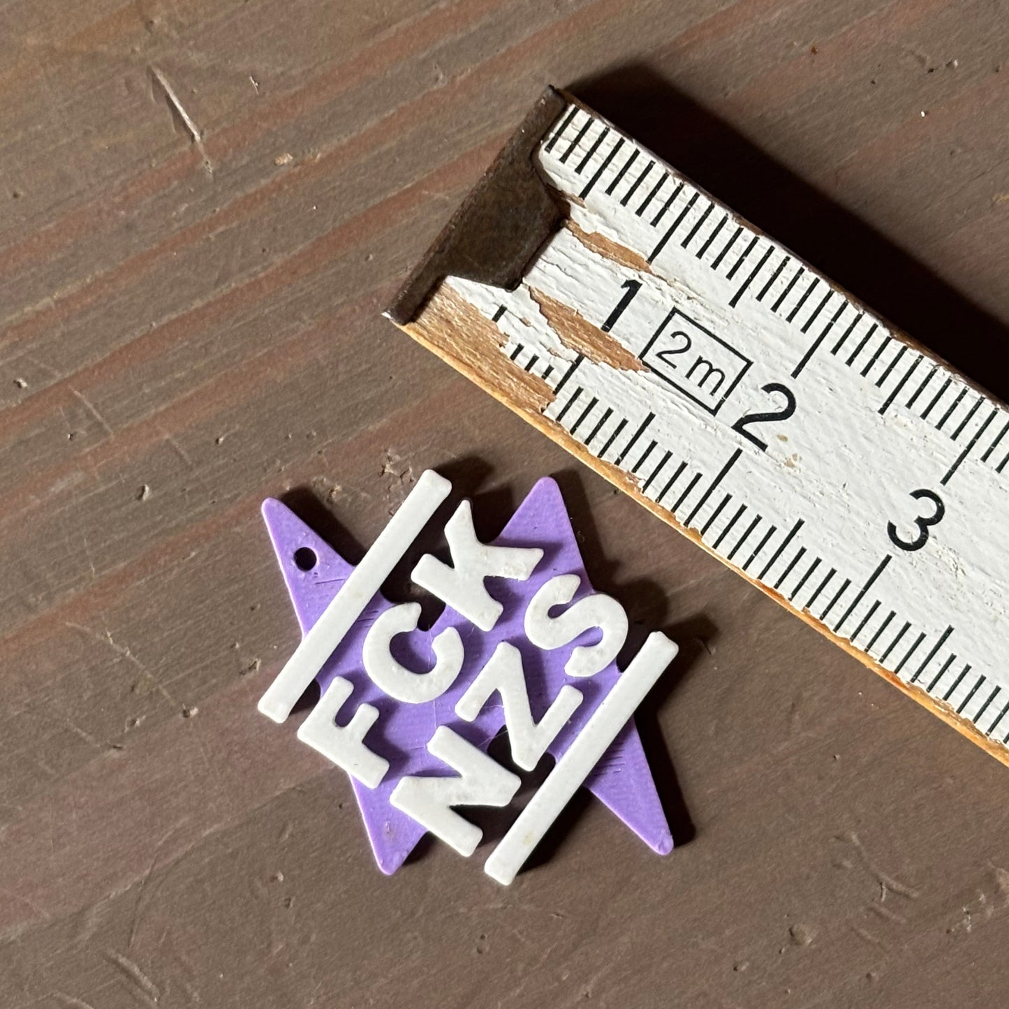 FCK NZS Earrings Mix 'n' Match | Flash | Anti-fascist | FCK AFD | Antifa | Different Colors | 3D printed | From Germany | Jewellery | 161 Antifa