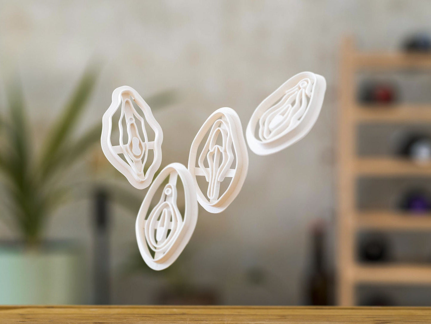 Vulva Cookie Cutters from Germany - Various Shapes - Biscuit Mold - Fondant Dough - Vagina Shaped Cookies - Europe - 3D Printed Cutters